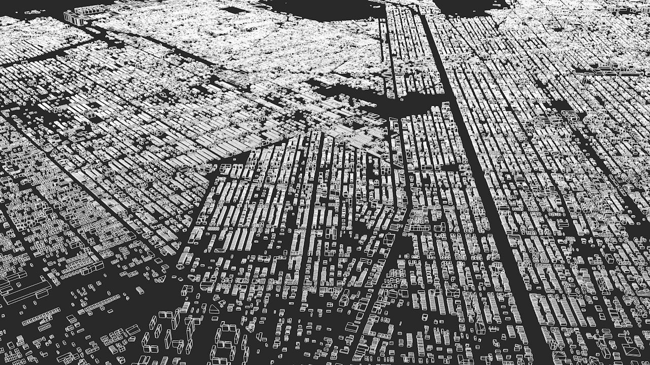 New York City 5 Boroughs Jersey Newark Streets and Buildings 3D model_12