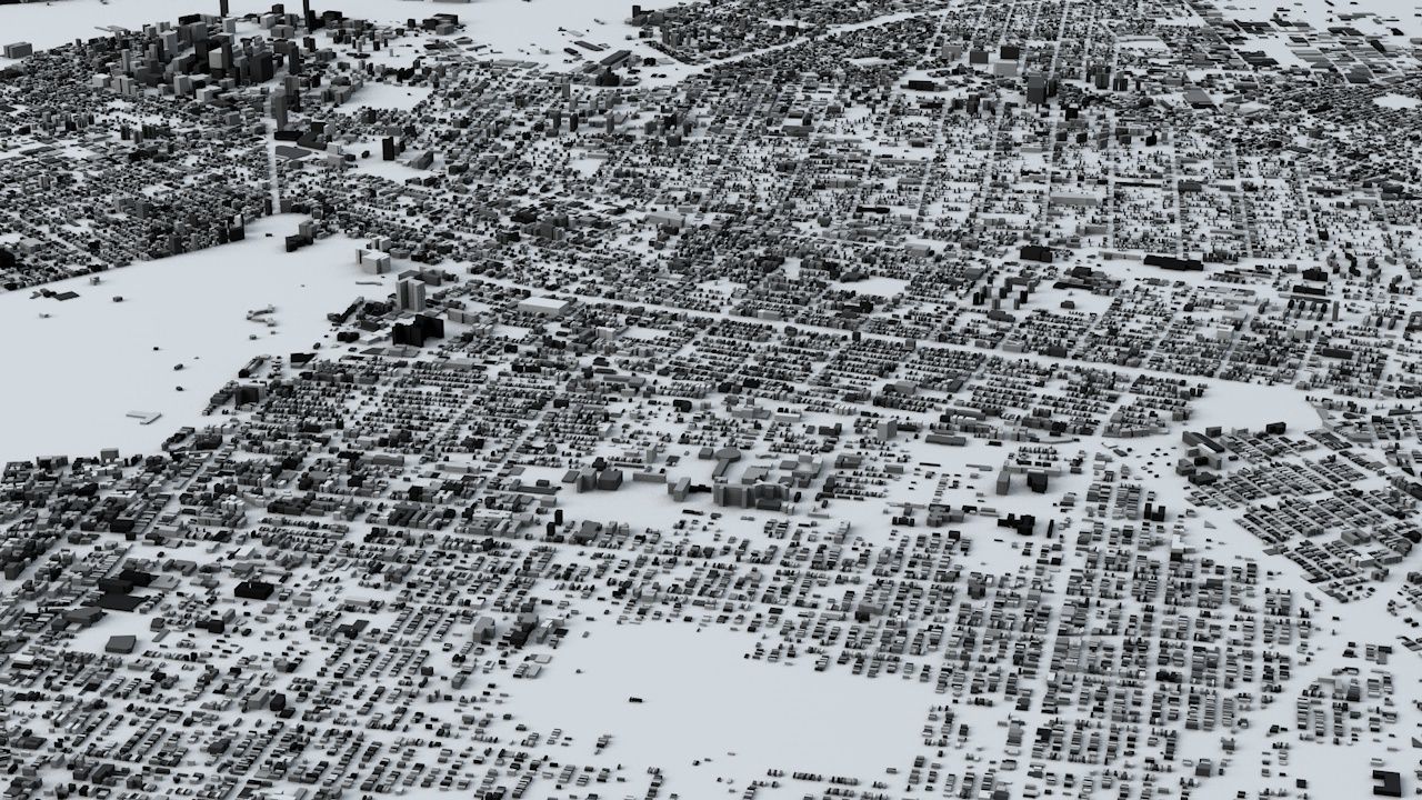 New York City 5 Boroughs Jersey Newark Streets and Buildings 3D model_10