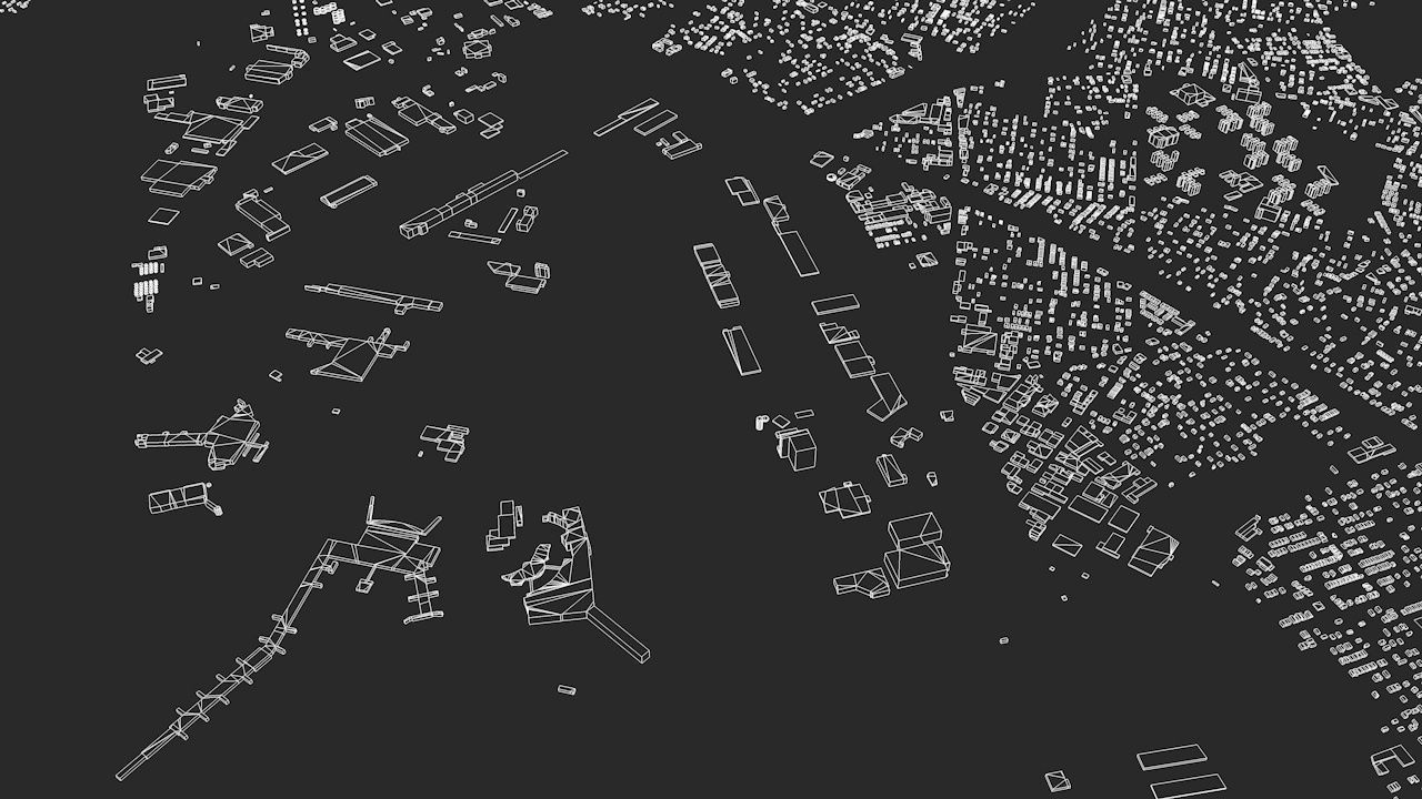 New York City 5 Boroughs Jersey Newark Streets and Buildings 3D model_9