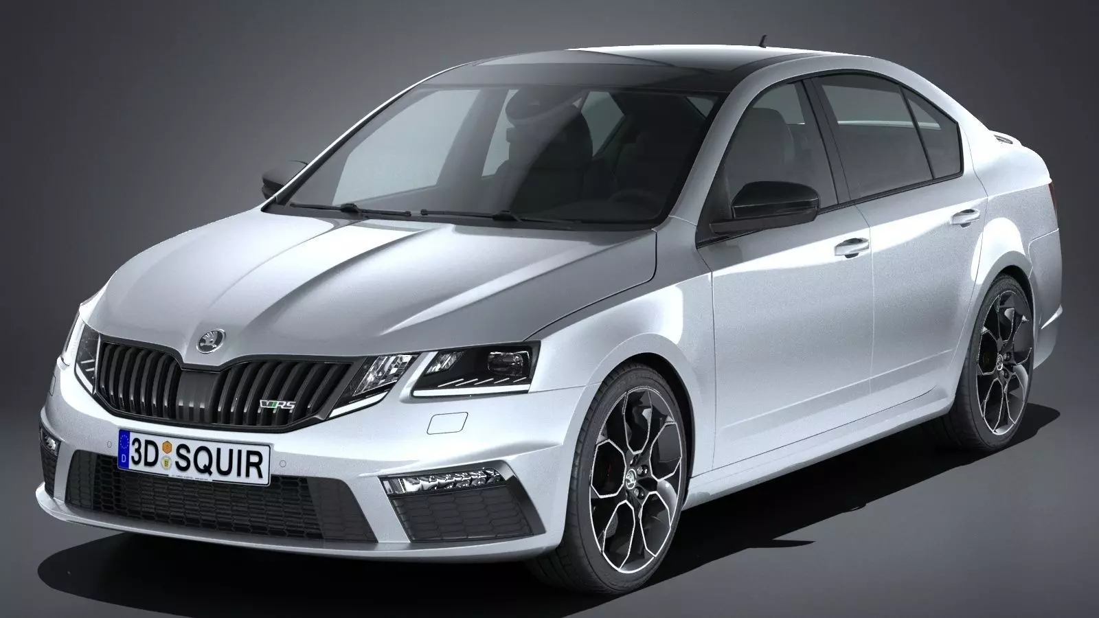 Skoda Octavia RS 2017 3D model