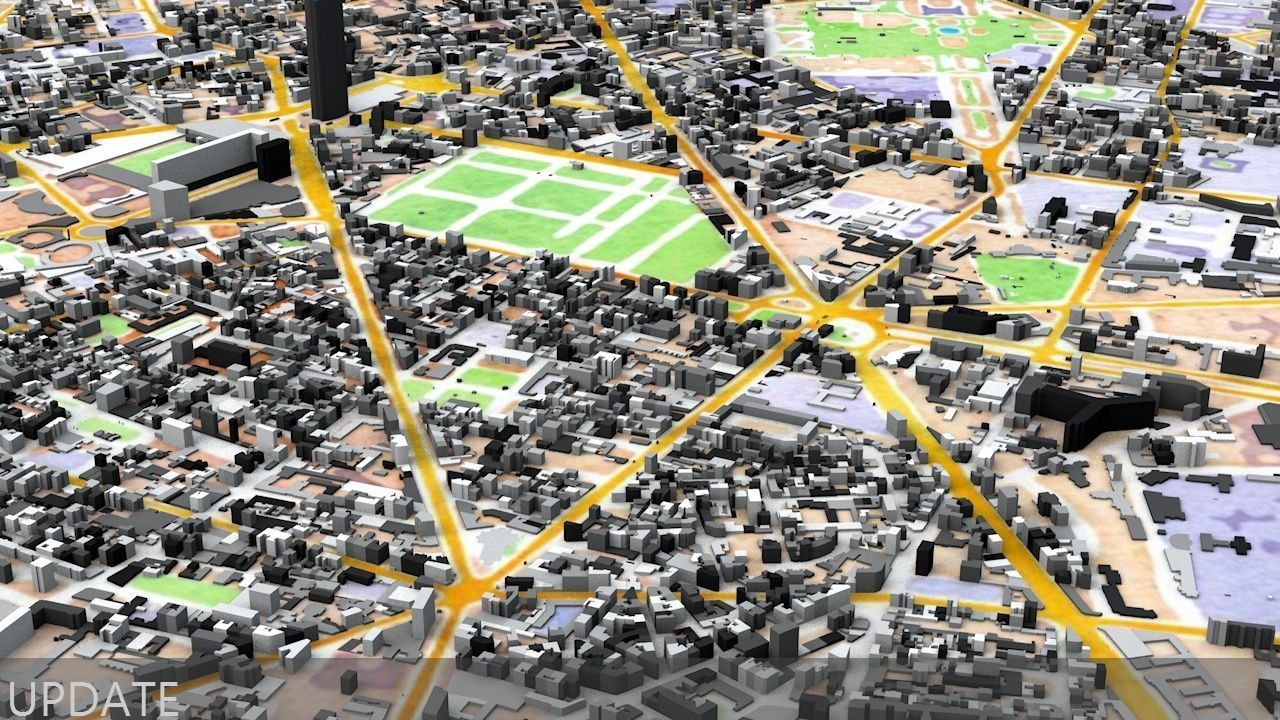 Paris Streets and Buildings 3D model_6