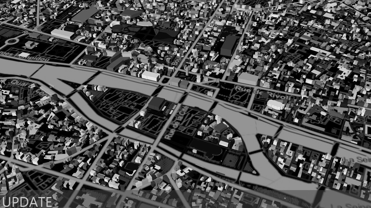 Paris Streets and Buildings 3D model_14