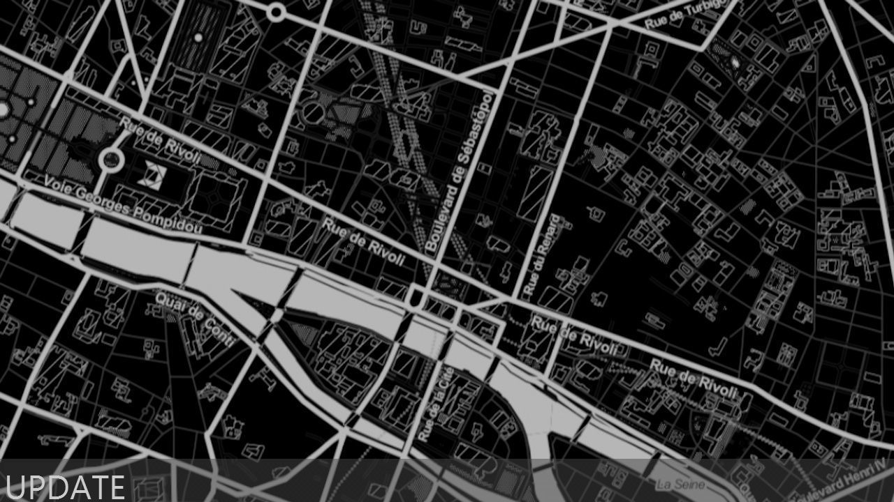 Paris Streets and Buildings 3D model_11