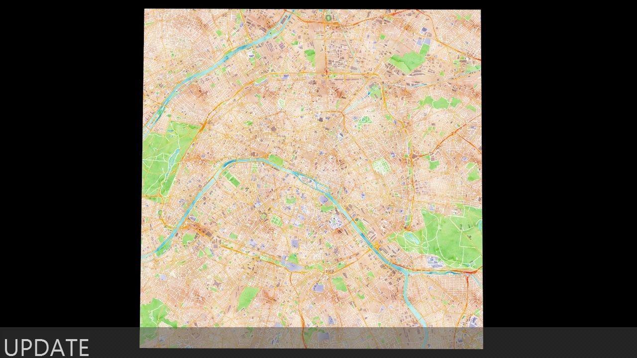 Paris Streets and Buildings 3D model_8