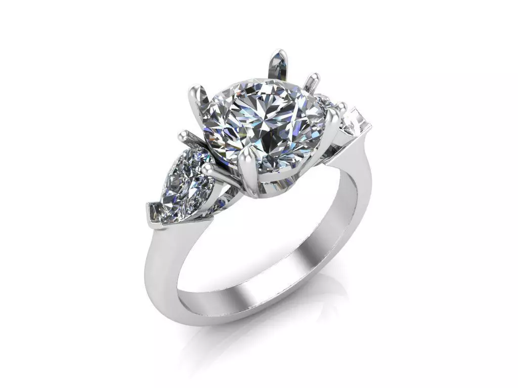 Engagement rings 971 3D print model