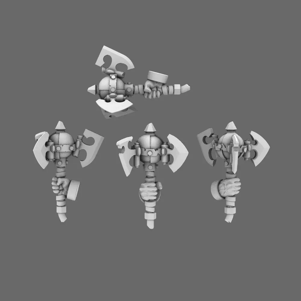 SO Blue Lads Elf Looted Axe Mauls RIGHT 3D print model