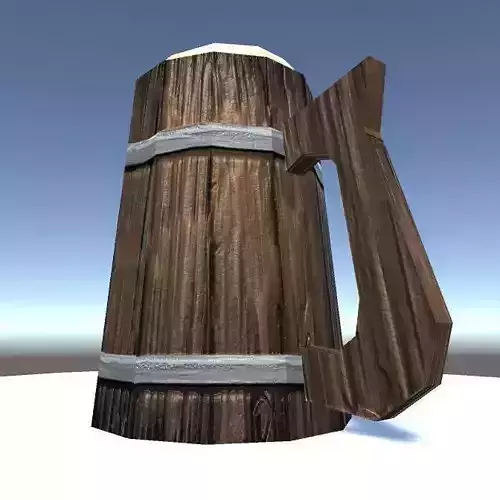 Beer chop Free low-poly 3D model