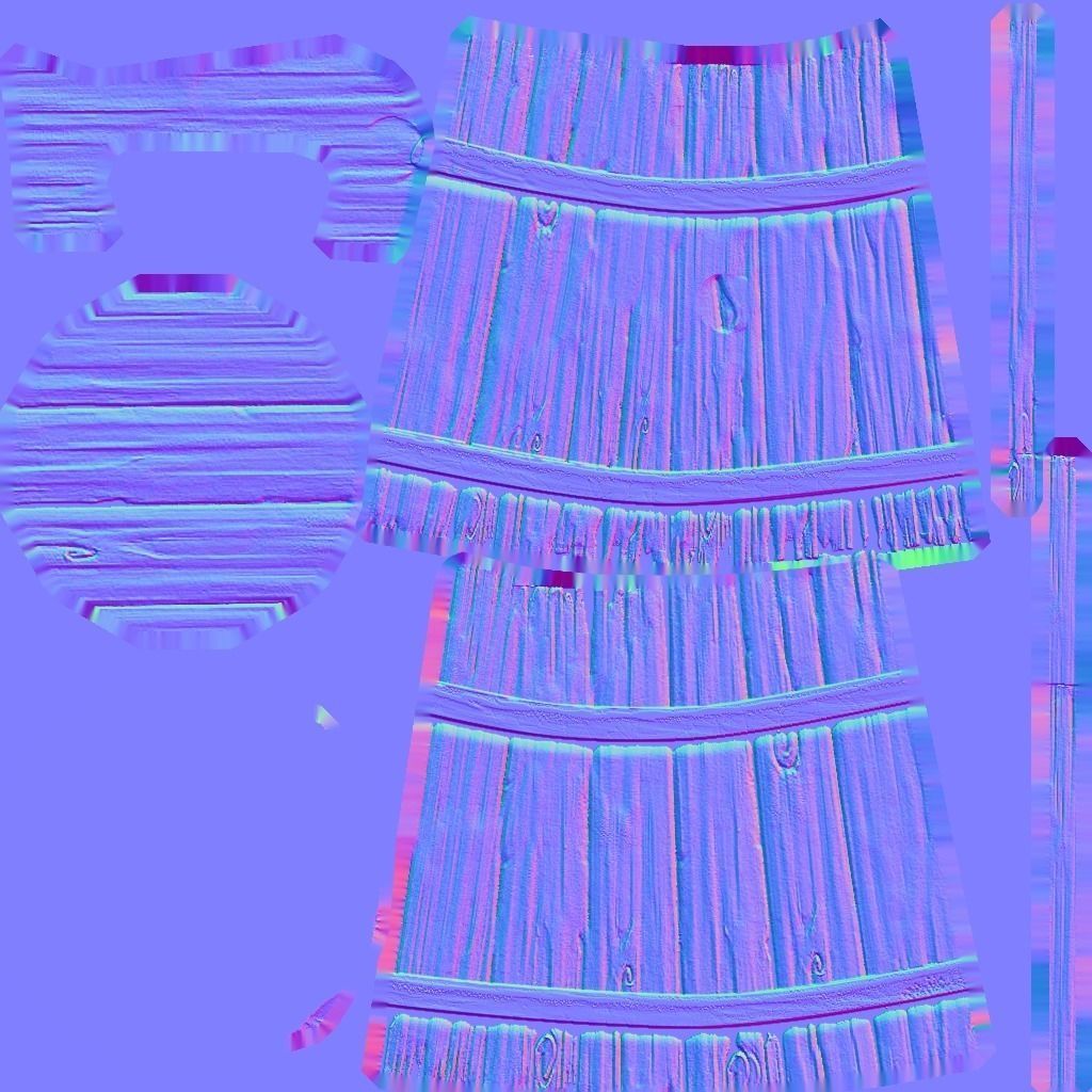 Beer chop Free low-poly 3D model_4