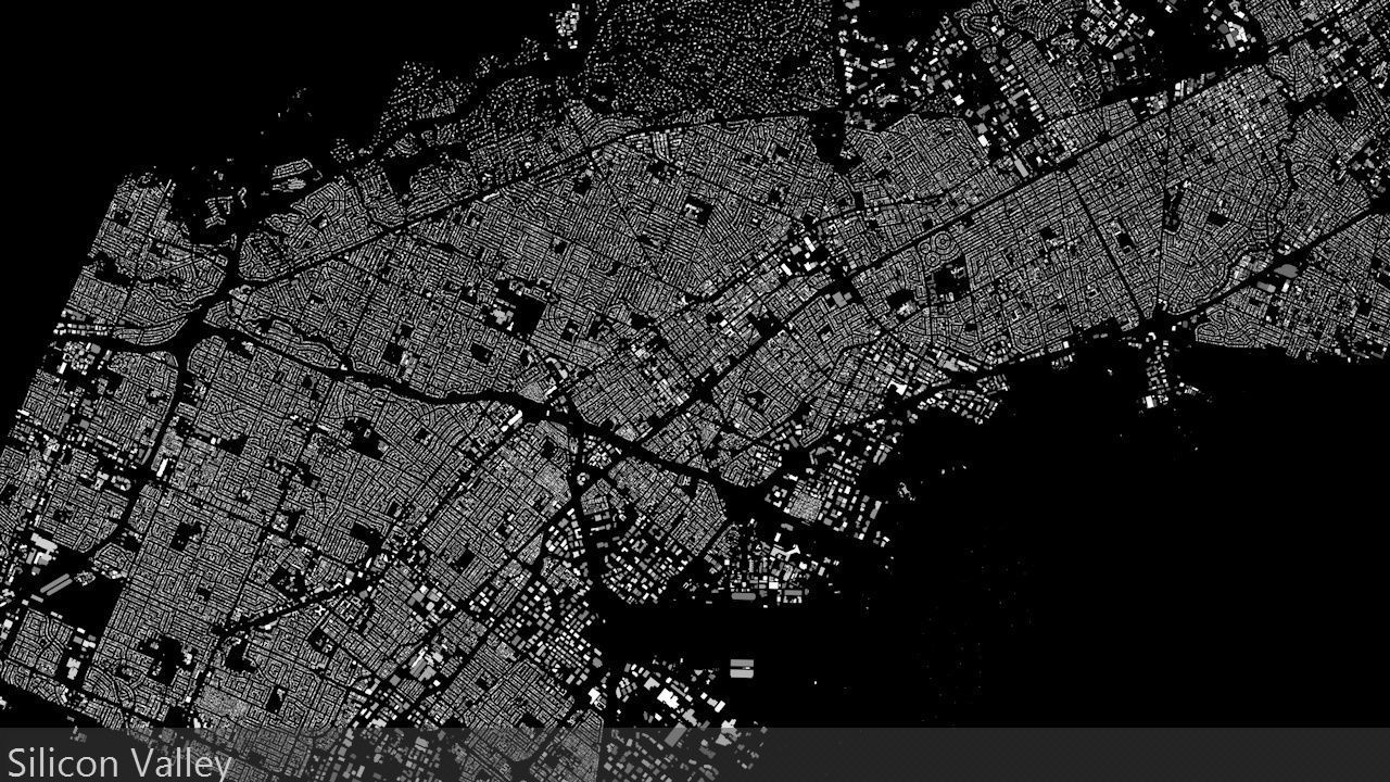 Silicon Valley Streets and Buildings 3D model_1