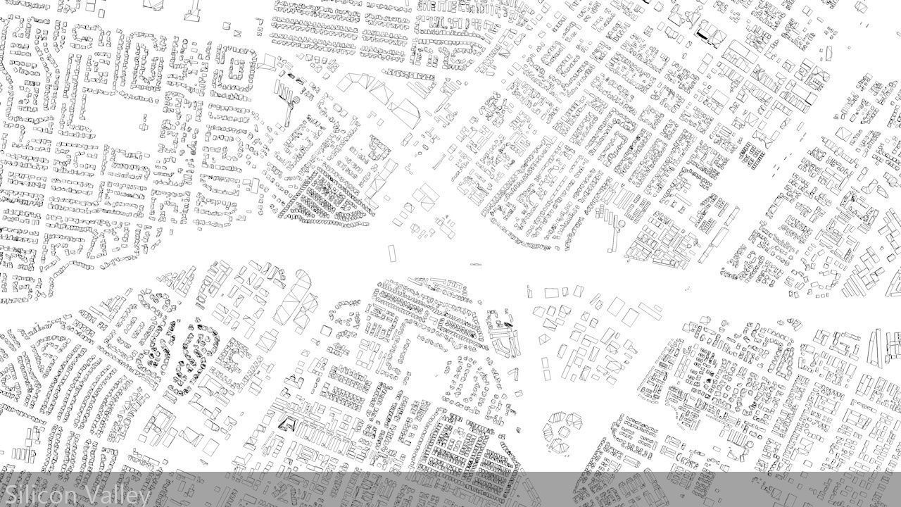 Silicon Valley Streets and Buildings 3D model_10
