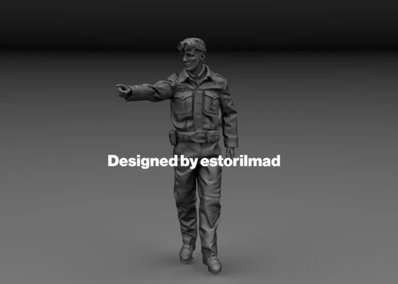 WW2 GERMAN KRIEGSMARINE OPERATOR 3D print model