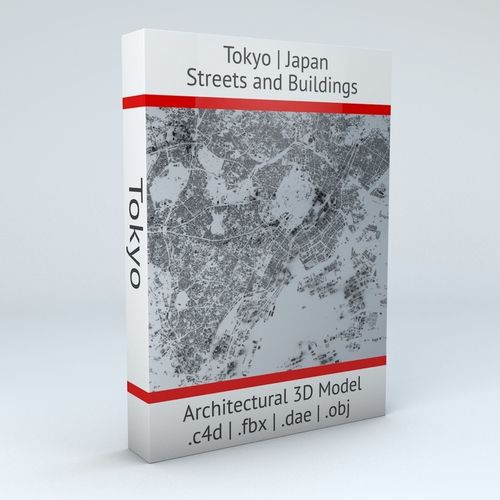 Tokyo Streets and Buildings 3D model