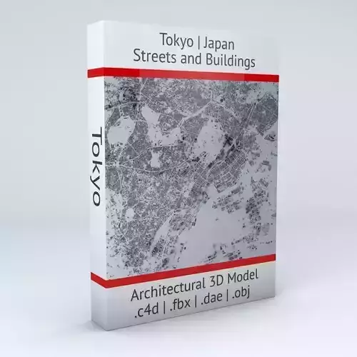 Tokyo Streets and Buildings 3D model
