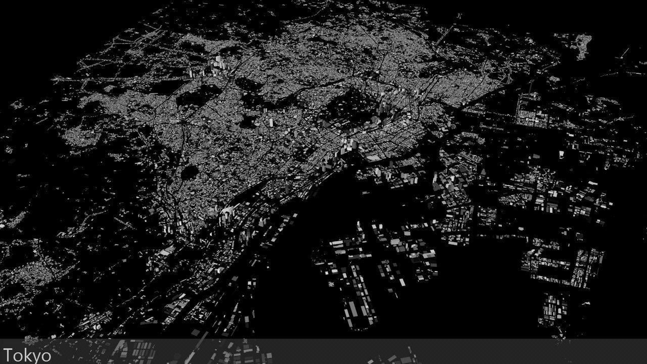Tokyo Streets and Buildings 3D model_7