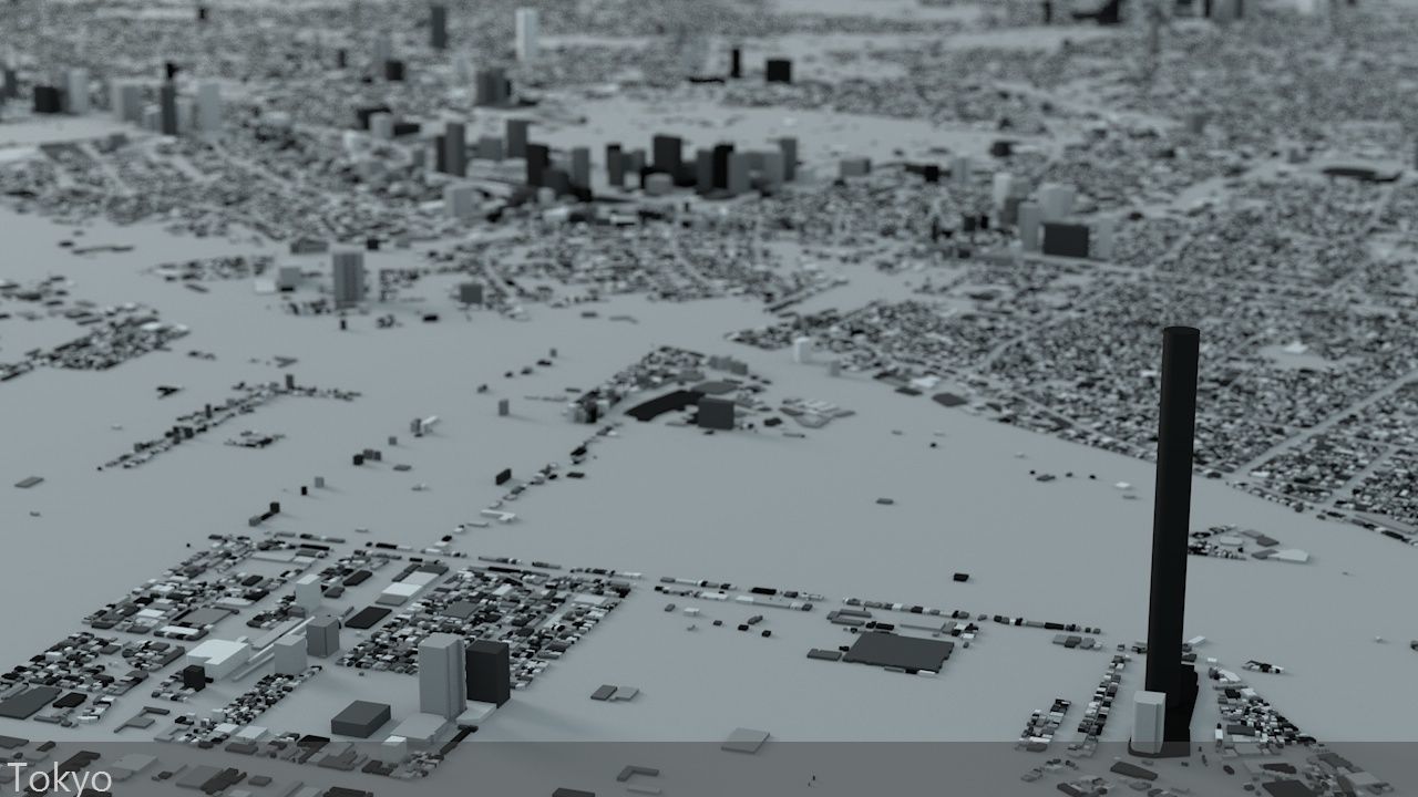 Tokyo Streets and Buildings 3D model_3