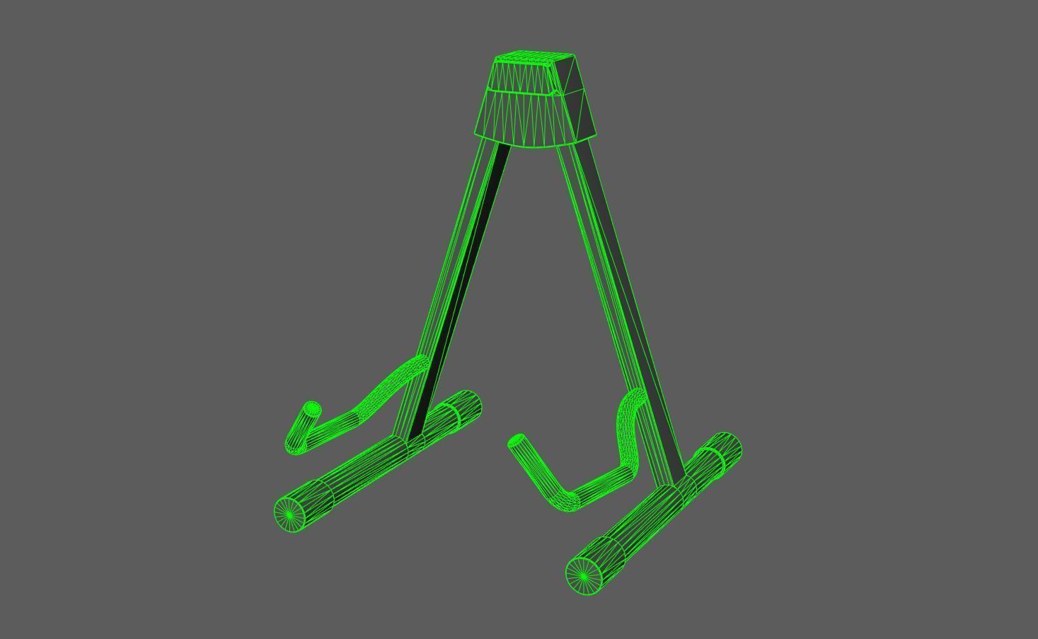 Squier Jazzmaster Electric Guitar Low-poly 3D model_19