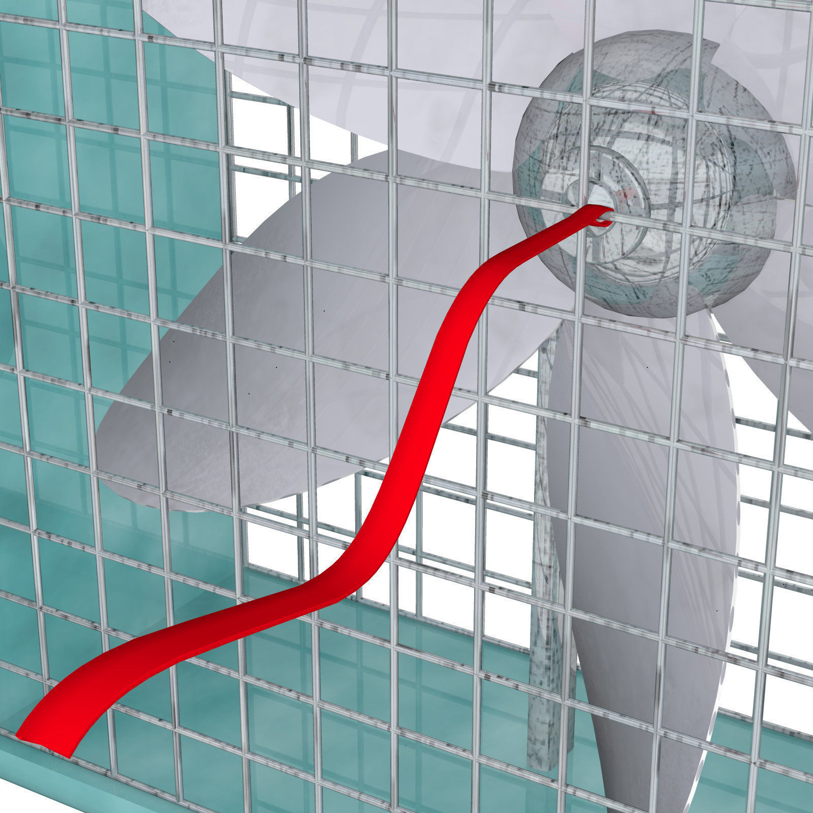  Box Fan FBX OBJ 3D model_10