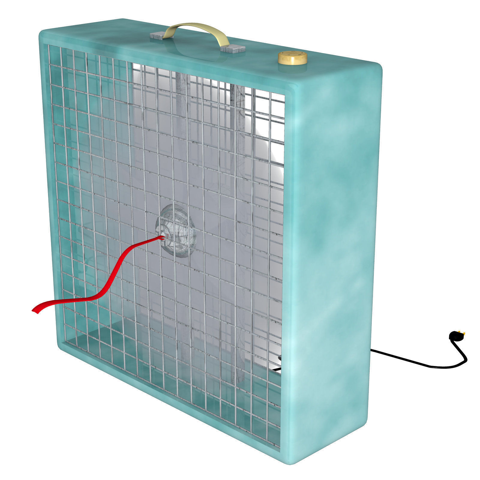  Box Fan FBX OBJ 3D model_4