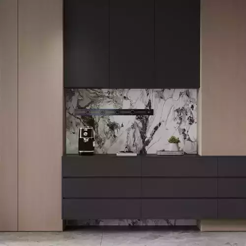 modern livingroom 3D model 5