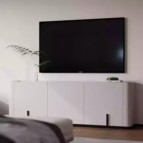modern bedroom 3D model 6