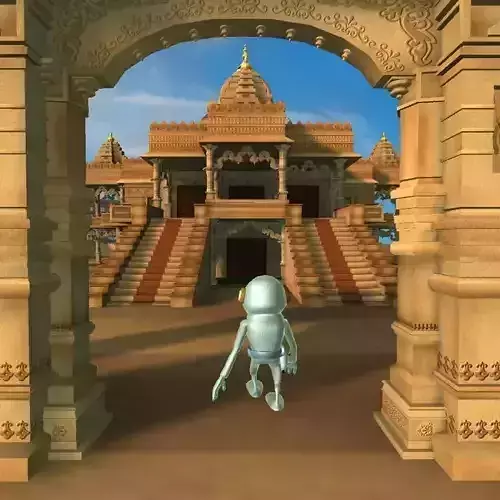 JAIN MANDIR TEMPLE with huge gate