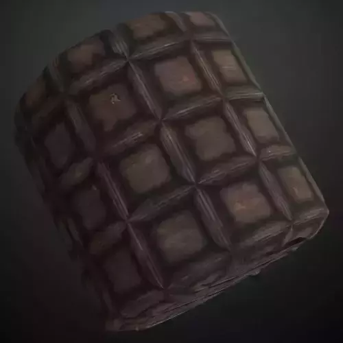 Rustic Vertical Planks with Nails PBR Seamless Texture