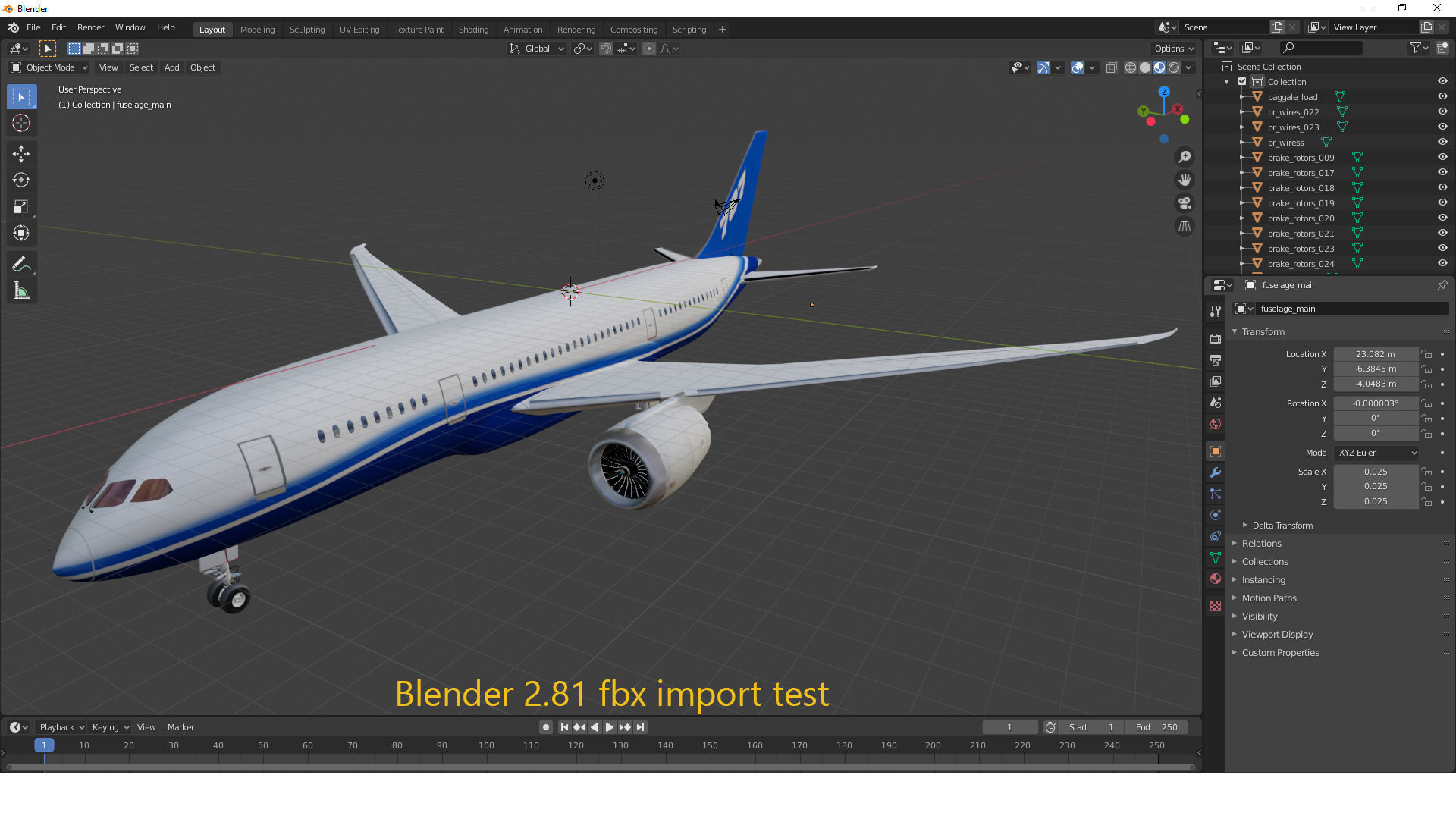 Boeing 787 DREAMLINER high detailed no name livery Low-poly 3D model_8