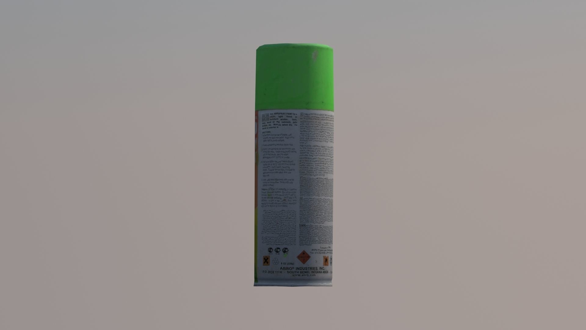 Paint Sprays Low-poly 3D model_4