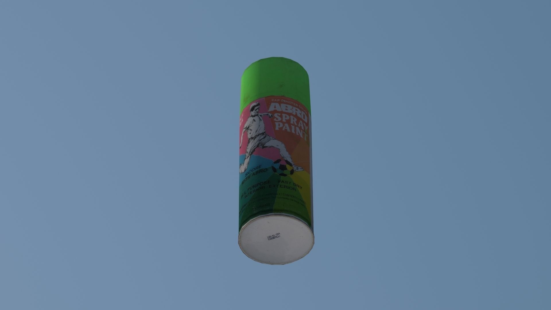 Paint Sprays Low-poly 3D model_2
