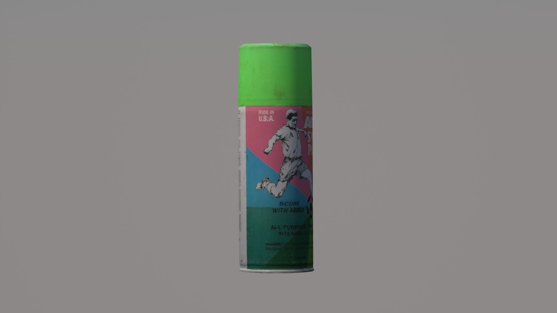 Paint Sprays Low-poly 3D model_5