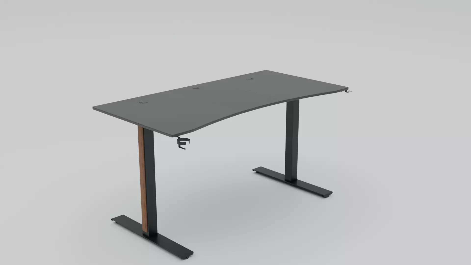 Computer Table Low-poly 3D model
