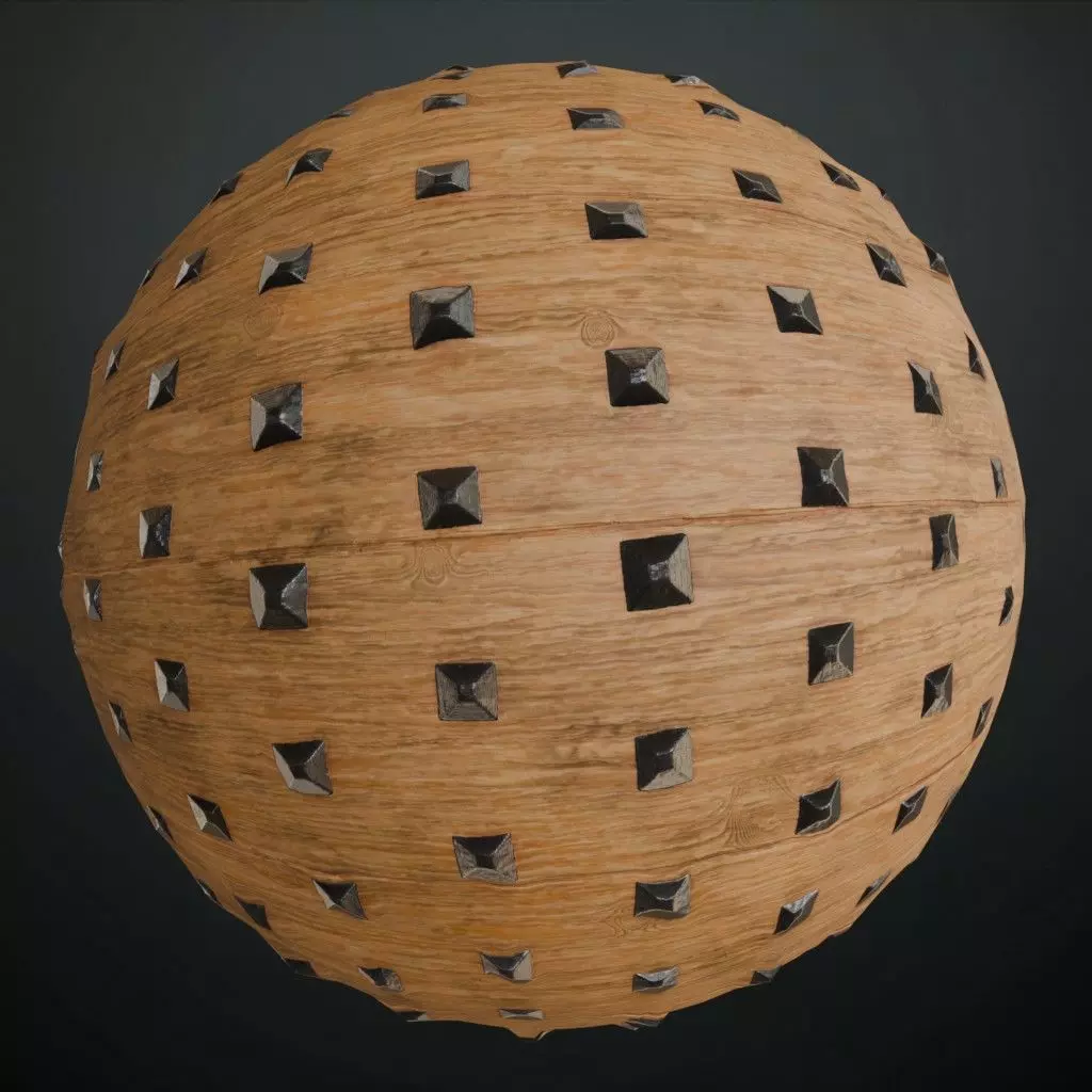 Antique High-Gloss Polished Mahogany PBR Seamless Texture