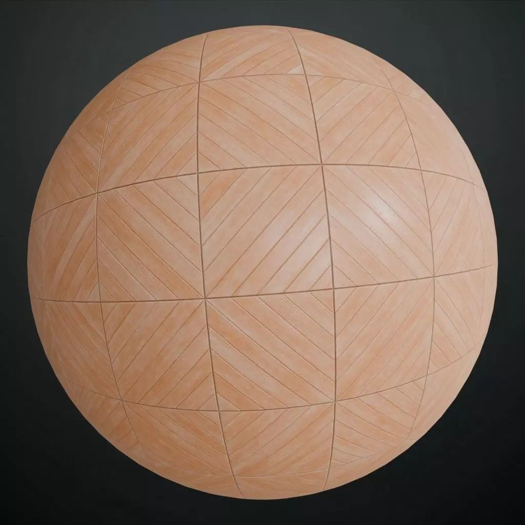 Antique High-Gloss Polished Mahogany PBR Seamless Texture
