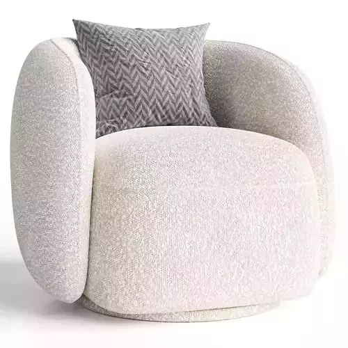 Sunday armchair01 3D model