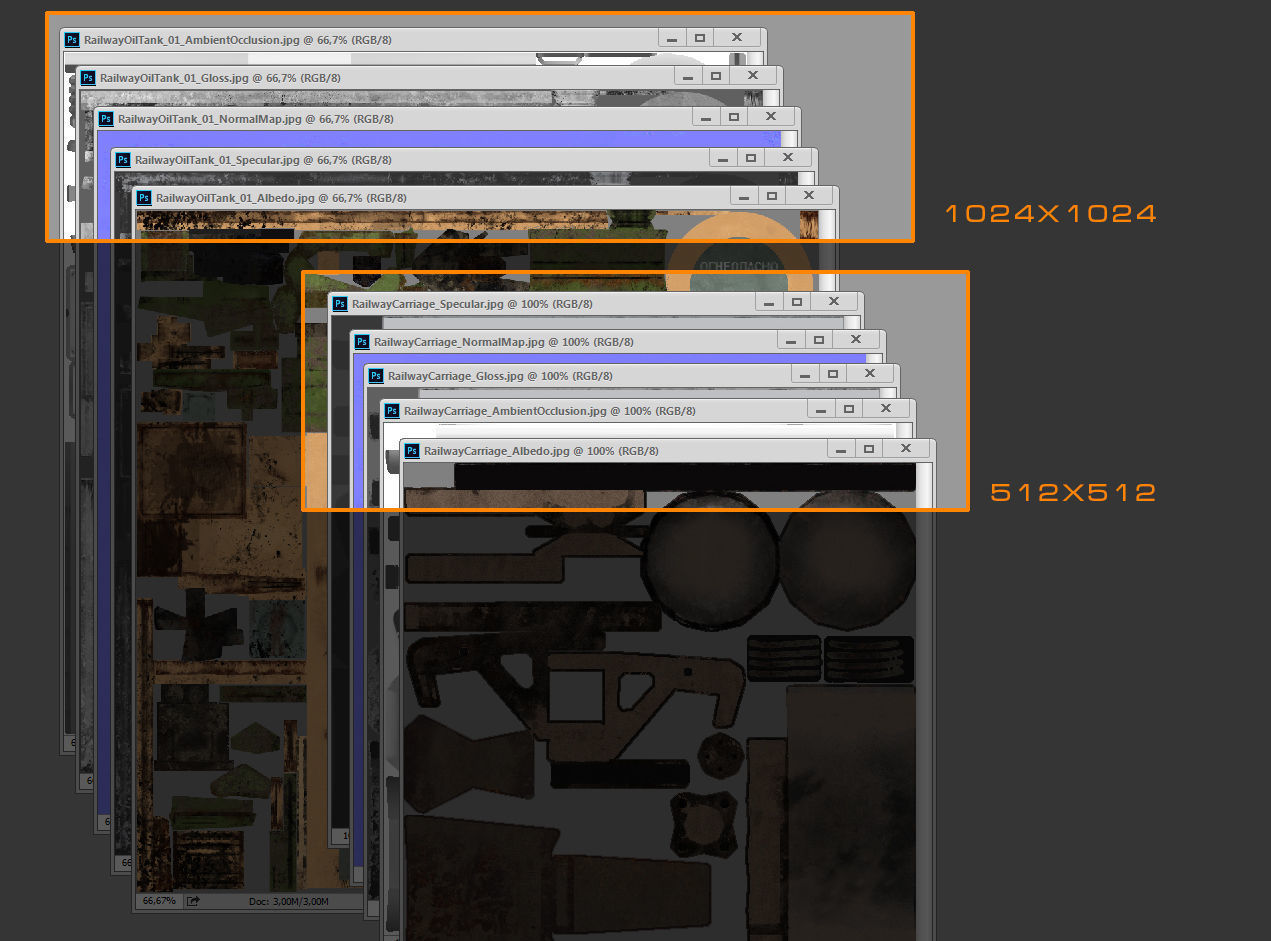 Railway Oil Tank Car vr1 Low-poly 3D model_6