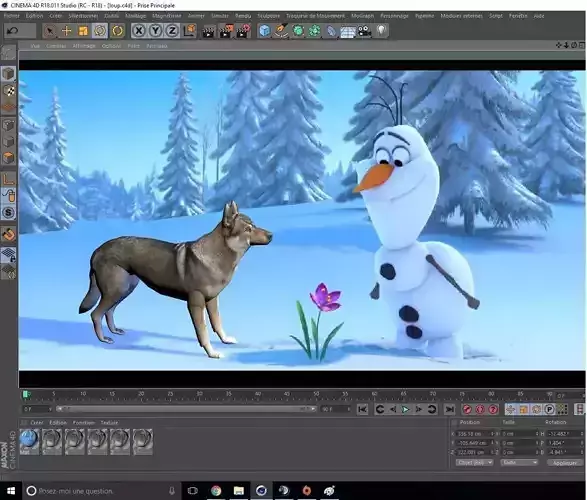 Wolf Loup Free 3D model