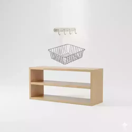 Modern Kitchen Rack Set Organizer