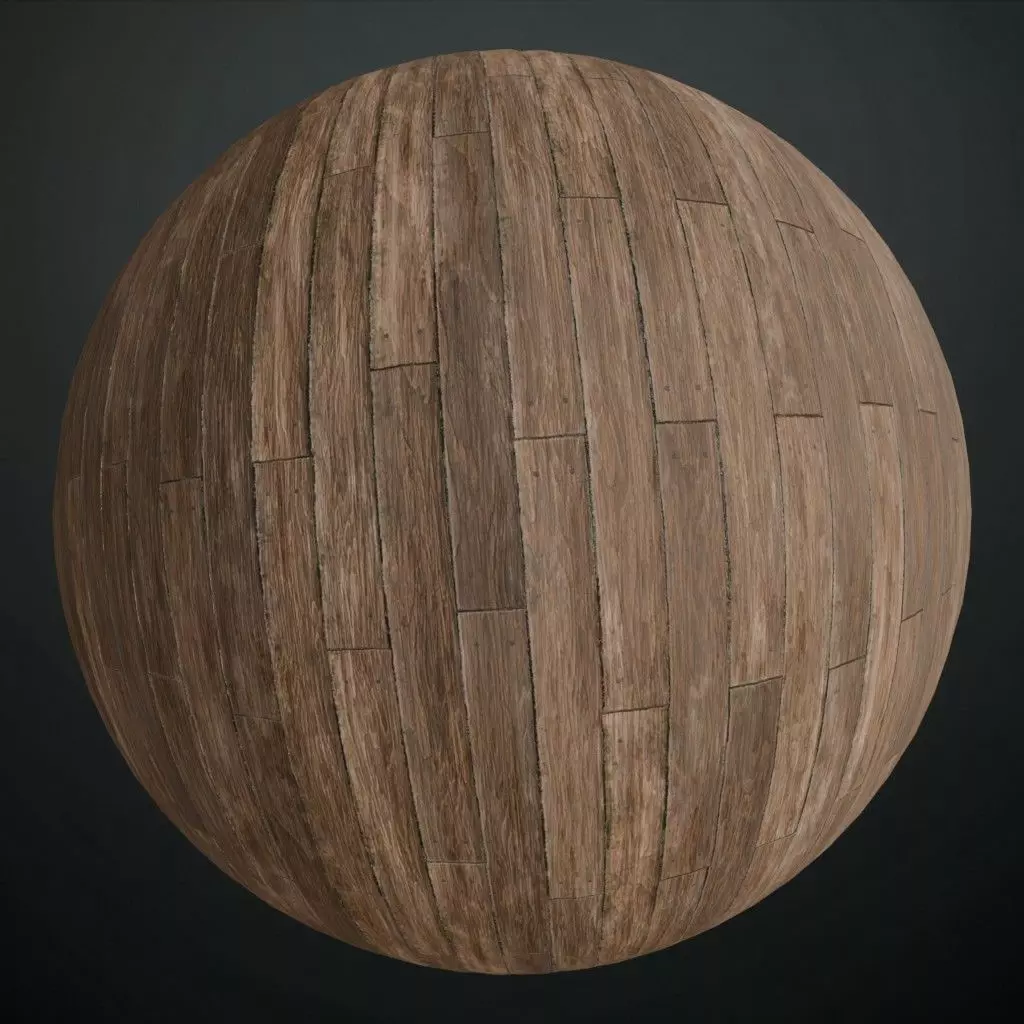 Antique Weathered Redwood Horizontal Siding PBR Seamless Texture