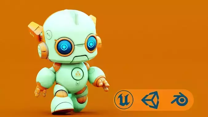 ROBO G-8  Rigged for Unreal Engine - Unity - MIXAMO