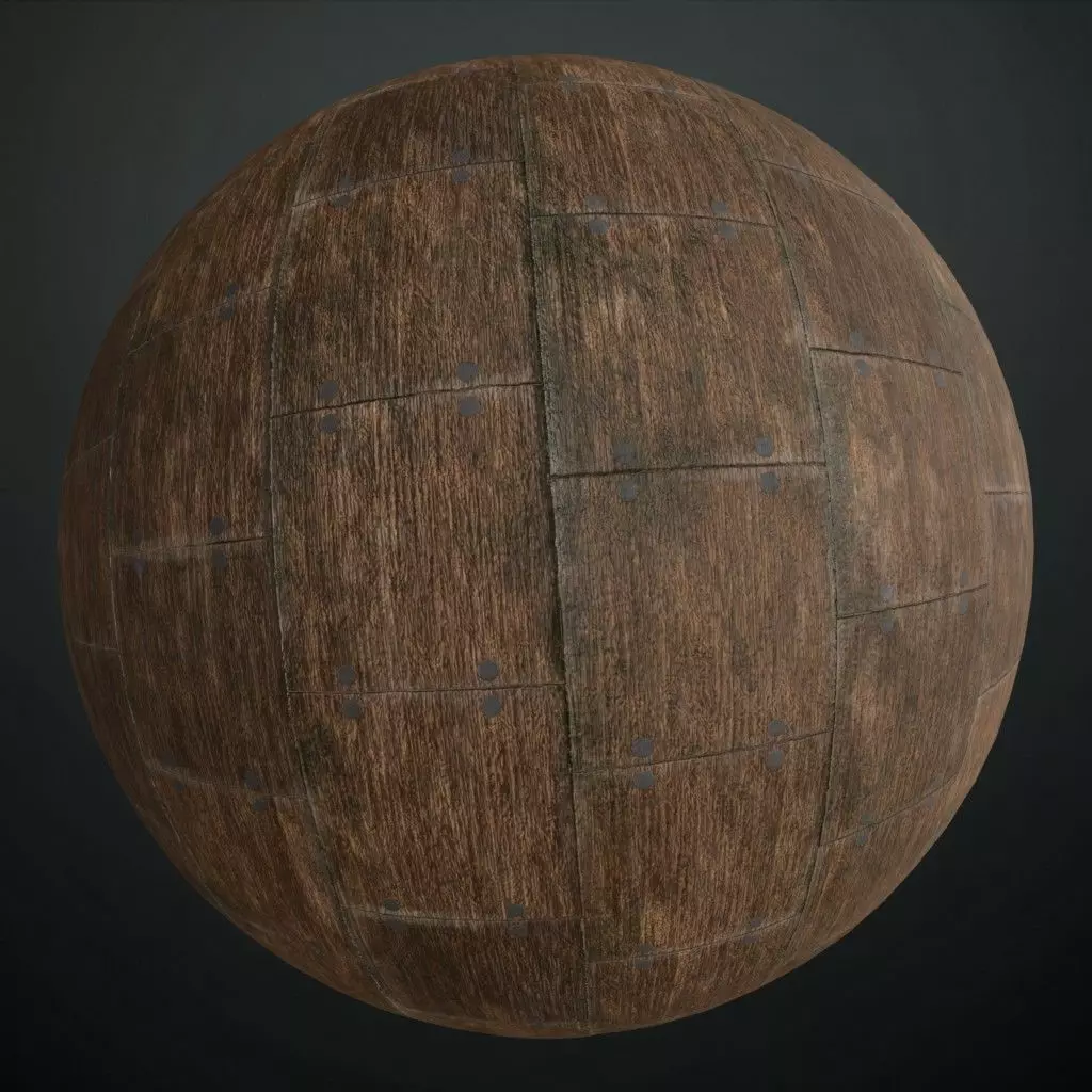 Industrial Distressed Concrete with Chipped White Plaster PBR Texture