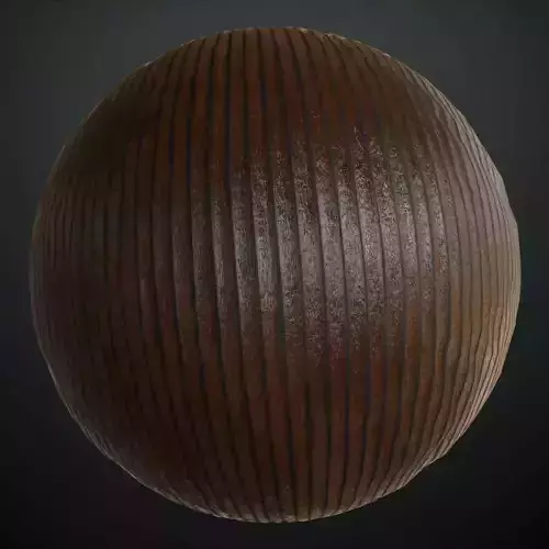 Glossy Varnished Rustic Wood Planks PBR Seamless Texture