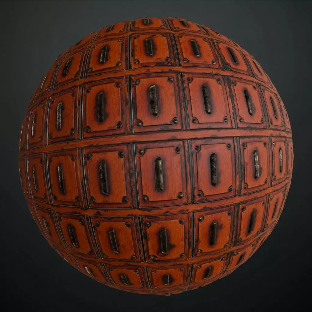 Stylized Reinforced Wood Planks PBR Seamless Texture