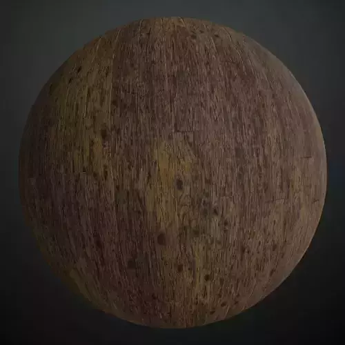 Antique Weathered Pine Wood Planks PBR Seamless Texture