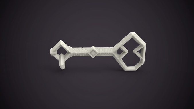 The Hobbit Key to Erebor 3D print model