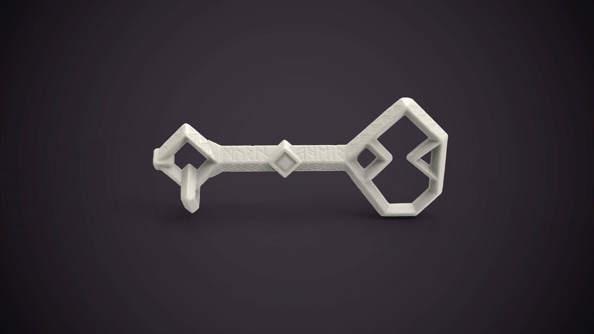 The Hobbit Key to Erebor 3D print model_0