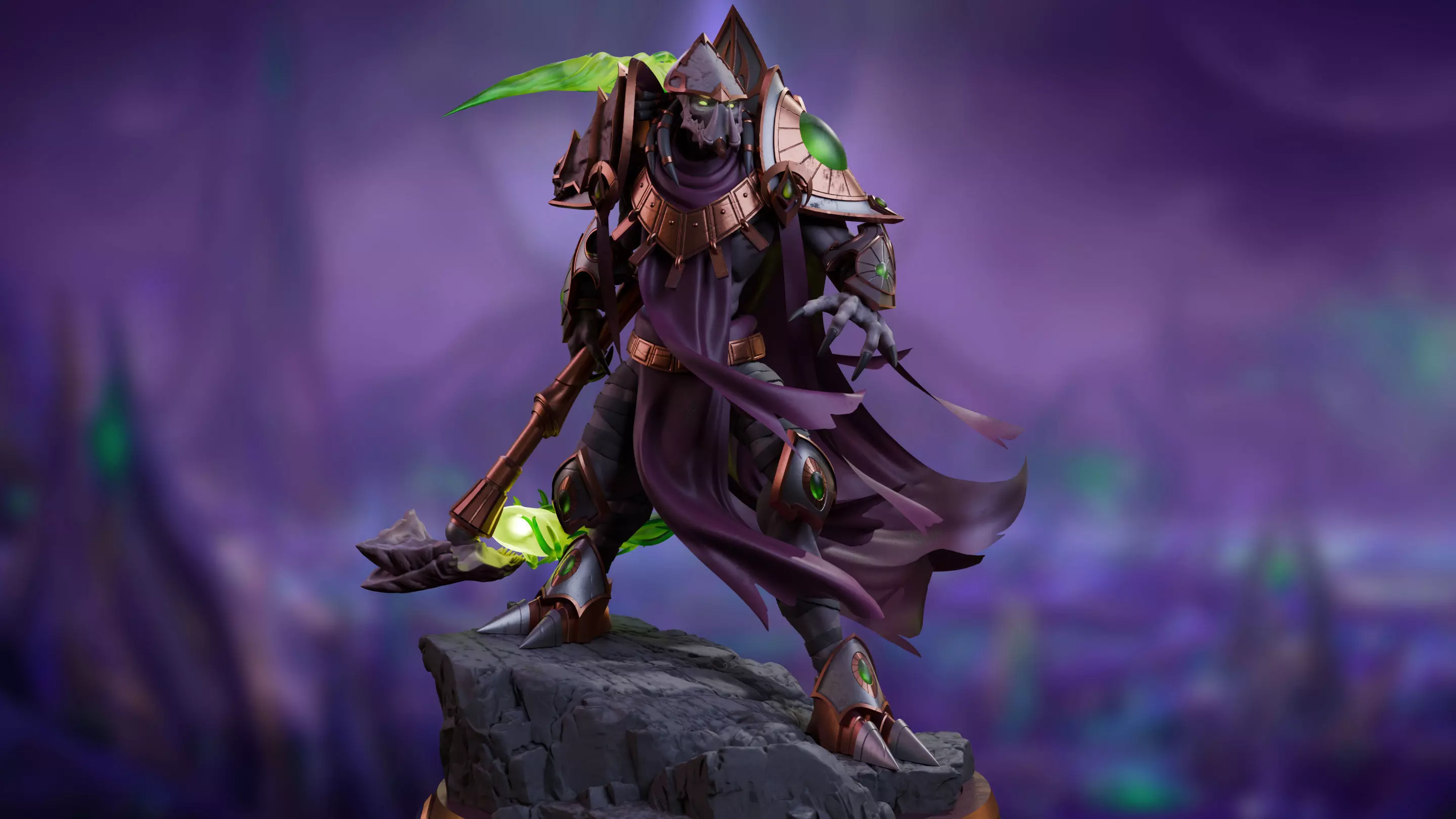 Dark Templar - Starcraft 2 Fan Art 3D print model