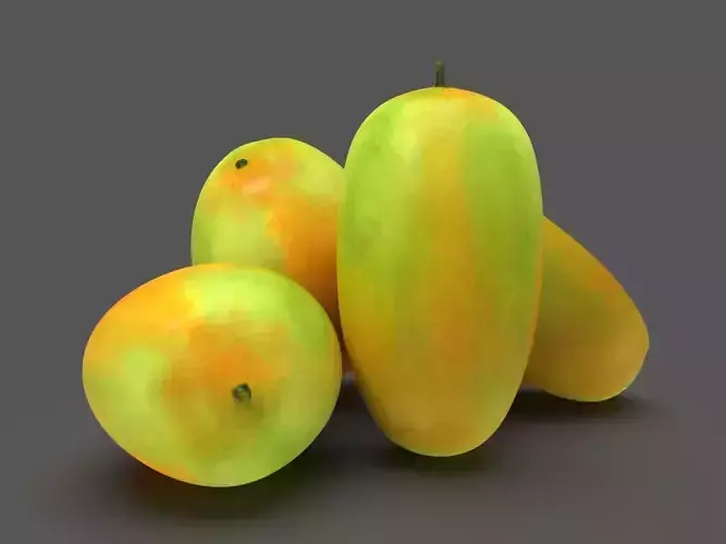 Mango  3D model 7