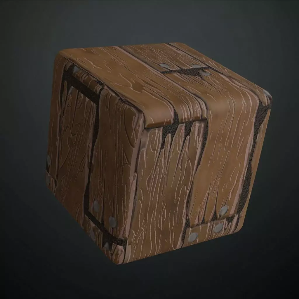 Stylized Distressed Wood Planks Texture