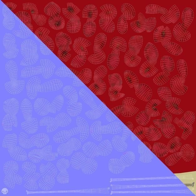 Raspberry two raspberries 3D model_5