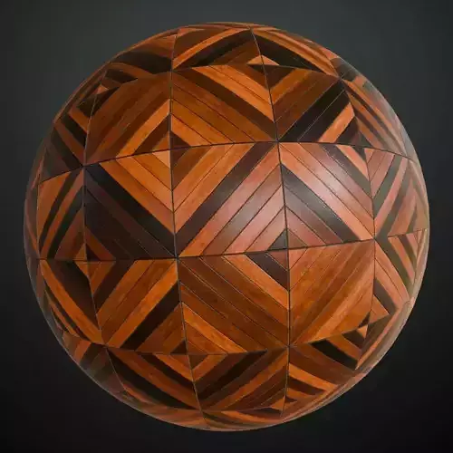 Interlocking Multi-Toned Wood Parquet Texture